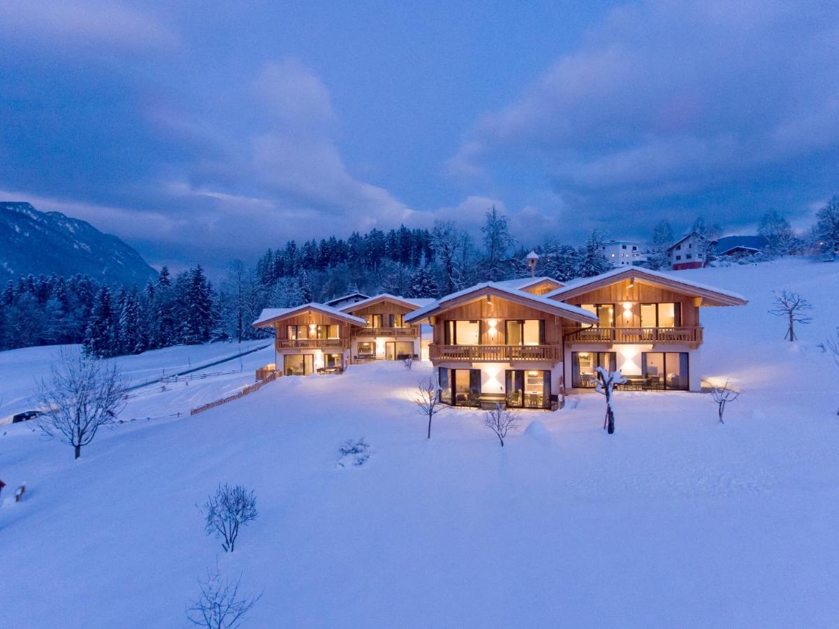 Chalets Weitblick Mariasteinerhof Bagian luar foto